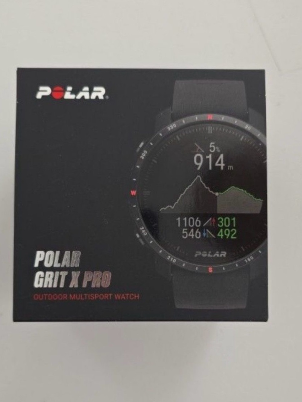 POLAR Grit X Pro Outdoor Multisport Watch - Black size M/L